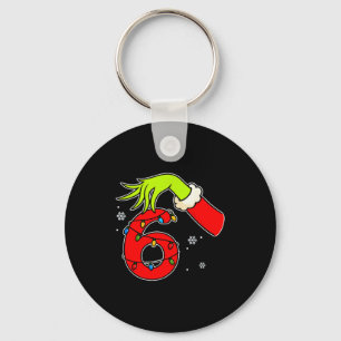 Chaveiro Diversão Número 6 Natal 67 Seis Sete Meme Xmas Hom