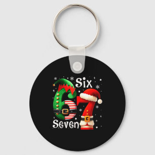 Chaveiro Diversão Seis Sete 67 Meme 6 7 Elfo Papai Noel Nat