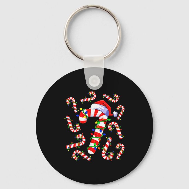 Chaveiro Diversão Seis Sete 6 7 Design de Meme Casais Natal (Frente)