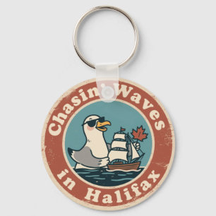 Chaveiro Diversão Vintage em Halifax Nova Escócia a navegar
