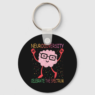 Chaveiro Diversidade Neurodiversidade Cérebro Autismo Consc