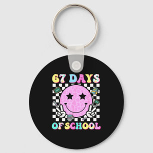 Chaveiro Divertido 67 Dias De Escola Rosto Sorridente Profe
