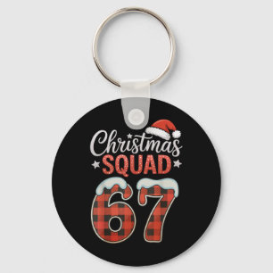Chaveiro Divertido 67 Seis Sete Meme Brainrot 67 Natal Esqu
