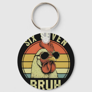 Chaveiro Divertido 6 7 67 Seis Sete Bruh Divertido Amante d
