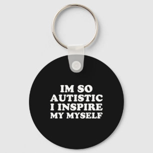 Chaveiro Divertido Autismo Consciência Eu sou Autista Crian