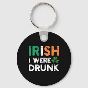 Chaveiro Divertido Dia de São Patrício Bebendo Irlandês Eu