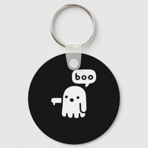 Chaveiro Divertido Fantasma De Desaprovação Boo Halloween
