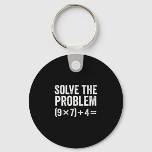 Chaveiro Divertido Resolva O Problema 67 Meme Seis Sete