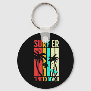 Chaveiro Divertido Retro Praia Surf Surfboard Antigo Surfis