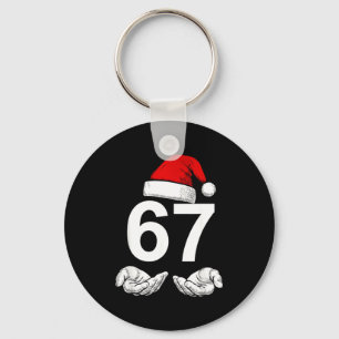 Chaveiro Divertido Seis Sete 6 7 Meme Gen Alfa Gíria Natal