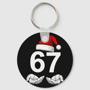 Chaveiro Divertido Seis Sete 6 7 Meme Gen Alfa Gíria Natal