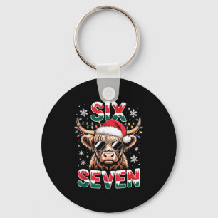 Chaveiro Divertido Seis Sete Vaca das Terras Altas de Natal