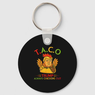 Chaveiro Divertido Trump Taco Trump Sempre Desiste 1