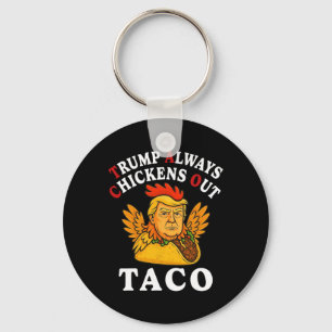 Chaveiro Divertido Trump Taco Trump Sempre Desiste 2