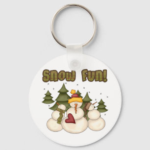 Chaveiro Divertimento de neve duas Camisetas e presentes