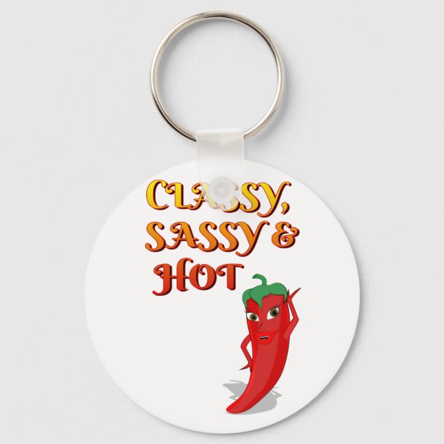Chaveiro Divina Pimenta Classy Sassy E Quente (Frente)
