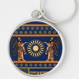 Chaveiro Divindade Assíria Chamado Apkallu ou Gênio Alado