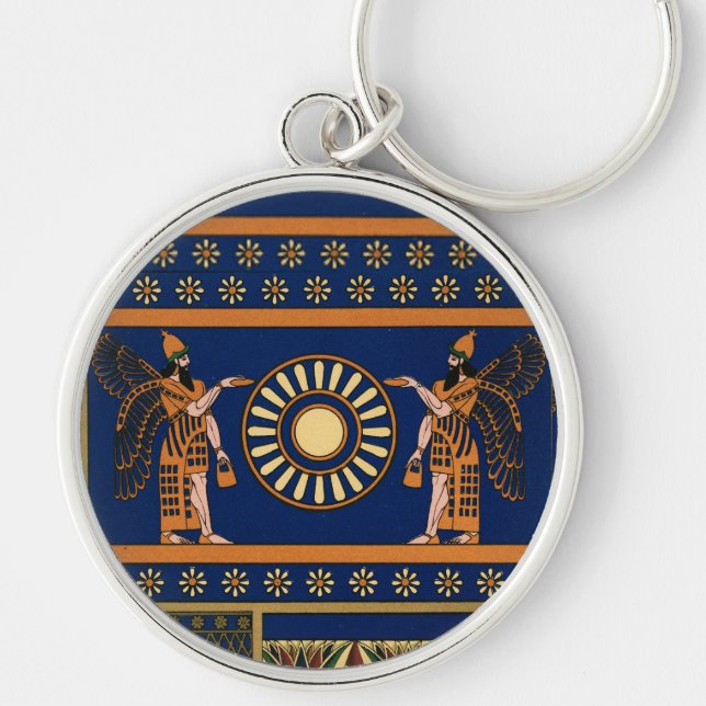Chaveiro Divindade Assíria Chamado Apkallu ou Gênio Alado (Frente)