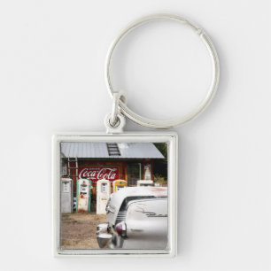 Chaveiro Dixon, New mexico, os Estados Unidos. Carro