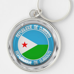 Chaveiro Djibouti Round Emblem