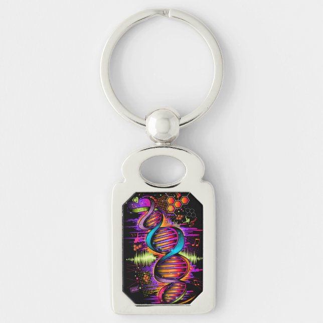 Chaveiro DNA musical (Frente)