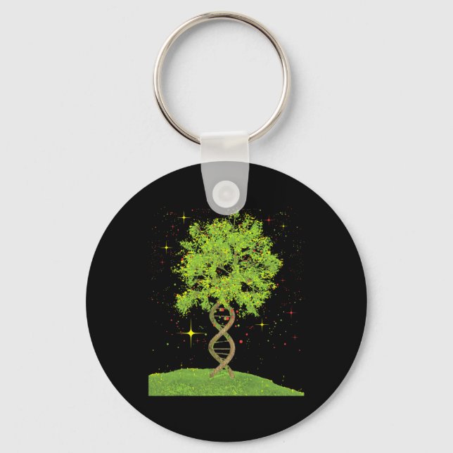 Chaveiro Dna Tree - Estudante de Biologia da Ciência da Ter (Frente)
