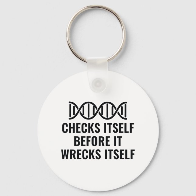 Chaveiro DNA Verifica a Si Mesmo (Frente)