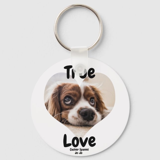 Chaveiro do Amor Verdadeiro do Cachorro (Frente)