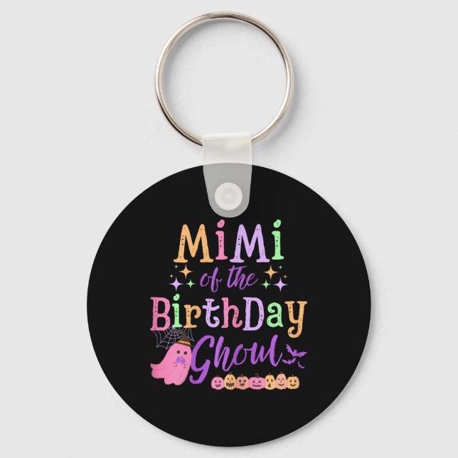 Chaveiro Do Aniversário Ghoul Cute Halloween Spooky Ghost (Frente)