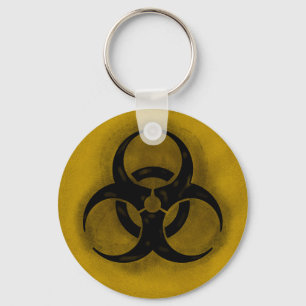 Chaveiro do Biohazard do zombi