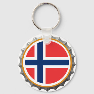 Chaveiro do boné da cerveja de Noruega