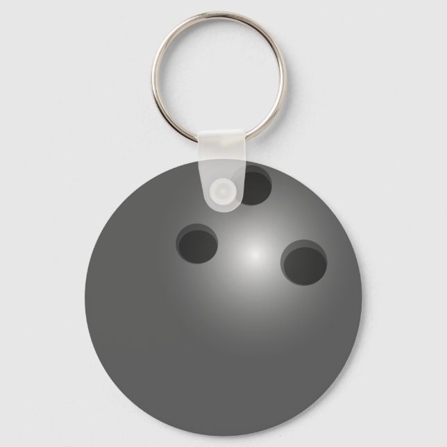 Chaveiro do botão da bola de boliche (Frente)