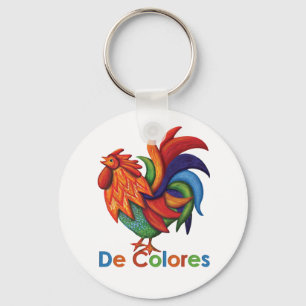 Chaveiro do botão de De Colores Galo Gallo