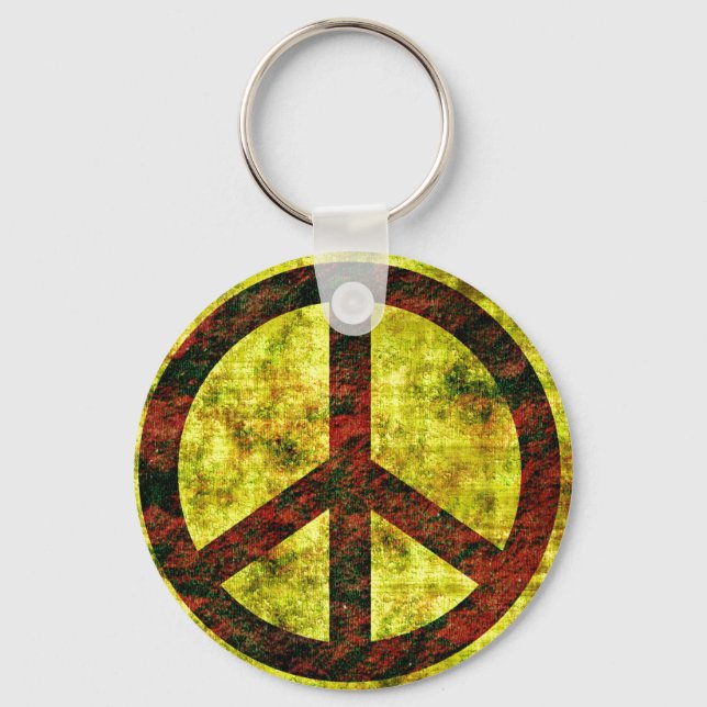 Chaveiro do botão de paz (Frente)