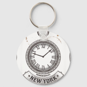 Chaveiro do botão New York Pocket Watch