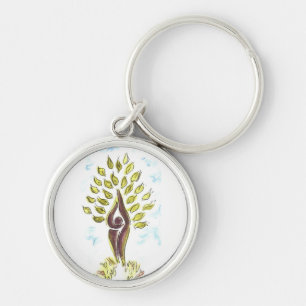 Chaveiro do botão Sisterhood Tree of Life (sem pa