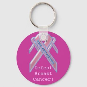 Chaveiro do cancro da mama da derrota