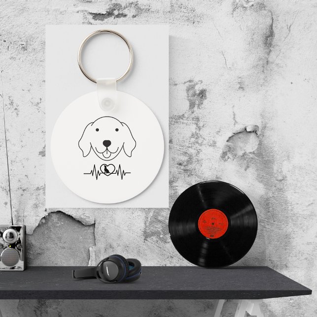 Chaveiro do Cão de Foto Pet Personalizado (Criador carregado)