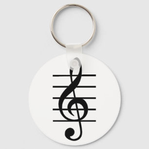 Chaveiro do Clef de triplo