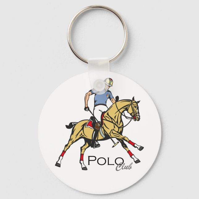 chaveiro do clube de polo equestre (Frente)
