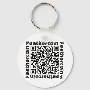 Chaveiro do código de Feathercoin QR