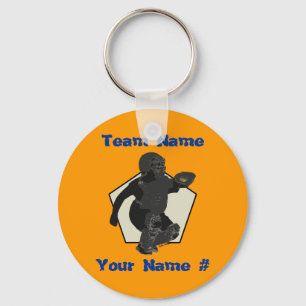 Chaveiro do coletor do softball de Fastpitch