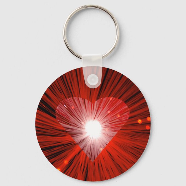 Chaveiro do Coração Vermelho (Frente)
