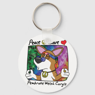 Chaveiro do Corgi de Galês do Pembroke do amor da