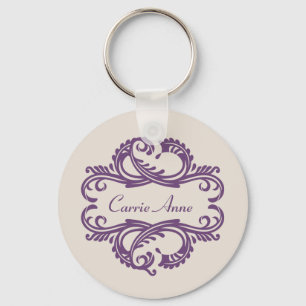 Chaveiro do Damasco para Chic Roxo
