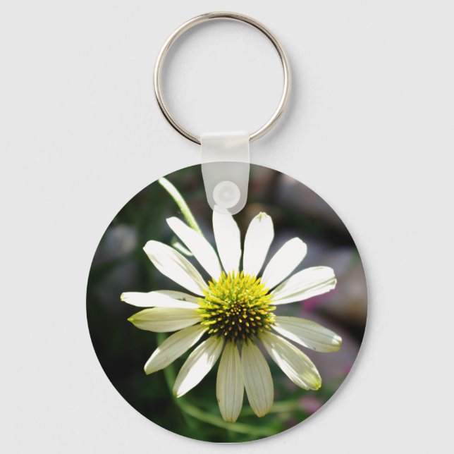 Chaveiro do Dia de Verão de Daisy com preguiça (Frente)
