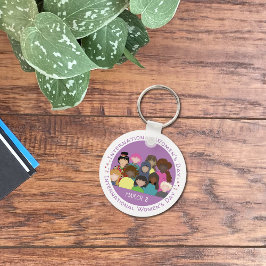 Chaveiro do Dia Internacional da Mulher, 8 de març