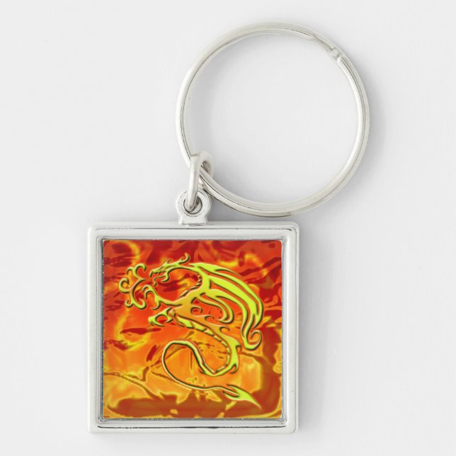 Chaveiro do dragão do fogo (Frente)