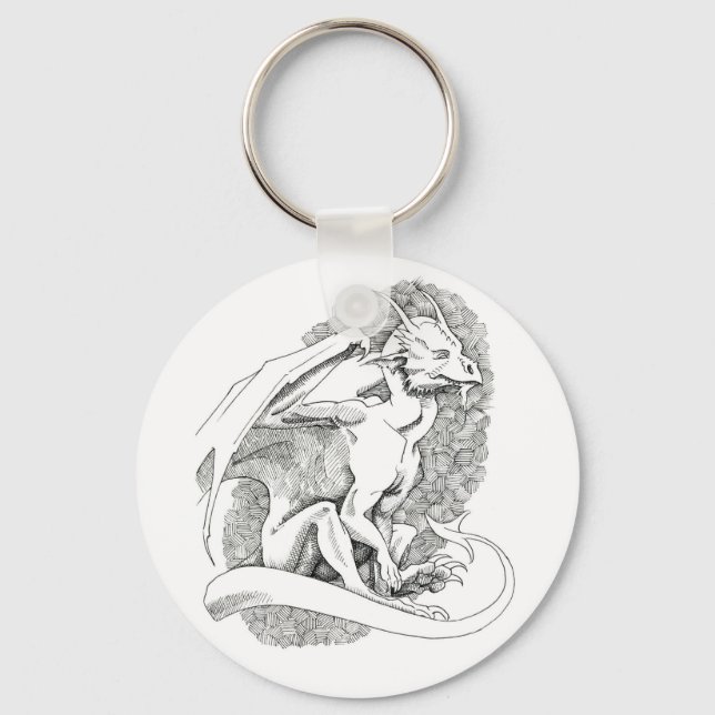 Chaveiro do Dragão Sentado (Frente)