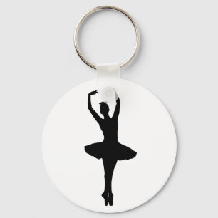 Chaveiro ~ do EN POINTE do PIROUETTE da BAILARINA